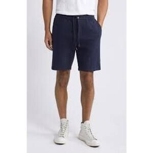 Rails Men's Archer Flat Front Drawstring Navy Blue Shorts NWT‎ Size XL